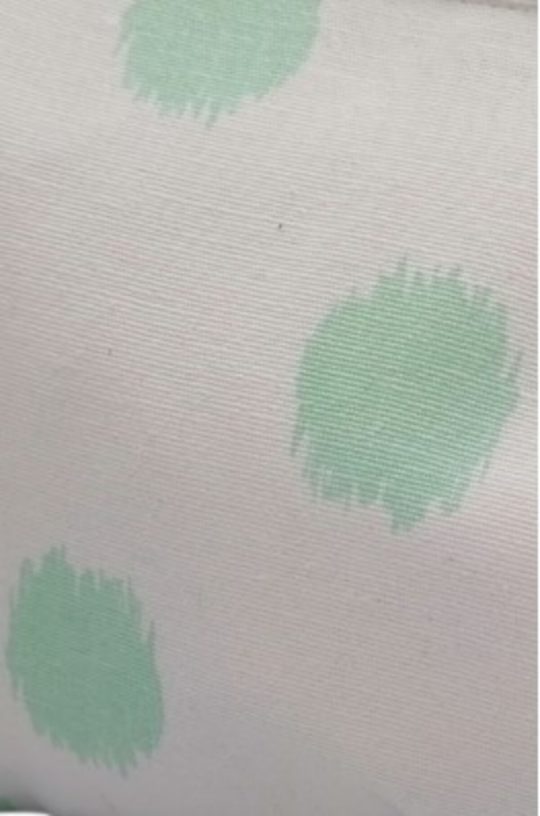 Λευκό Πορτοφόλι με Πράσινους Κύκλους.