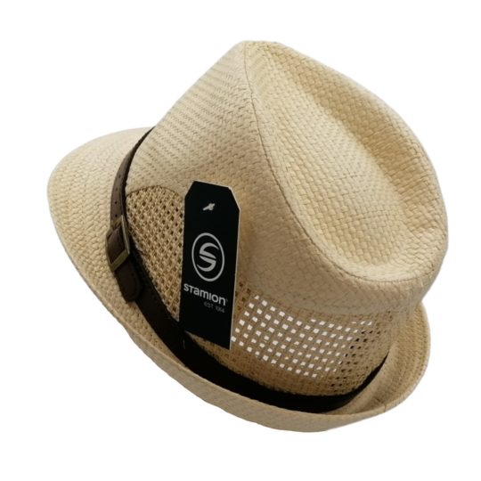 Ανδρικό Καπέλο με Λουράκι από Δέρμα.